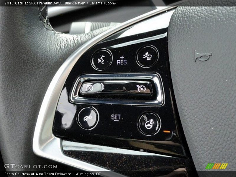 Black Raven / Caramel/Ebony 2015 Cadillac SRX Premium AWD