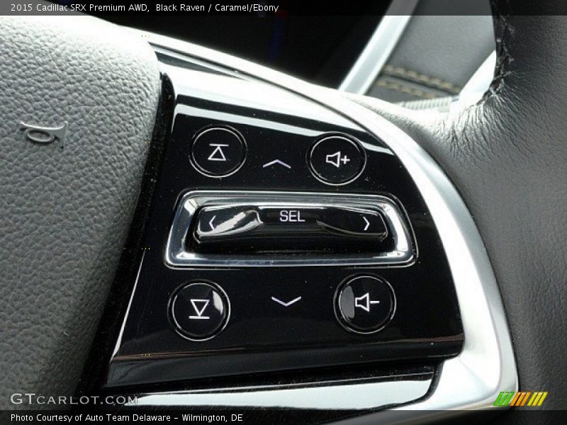 Black Raven / Caramel/Ebony 2015 Cadillac SRX Premium AWD