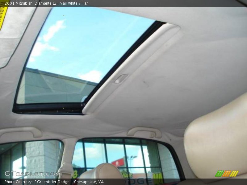 Vail White / Tan 2001 Mitsubishi Diamante LS