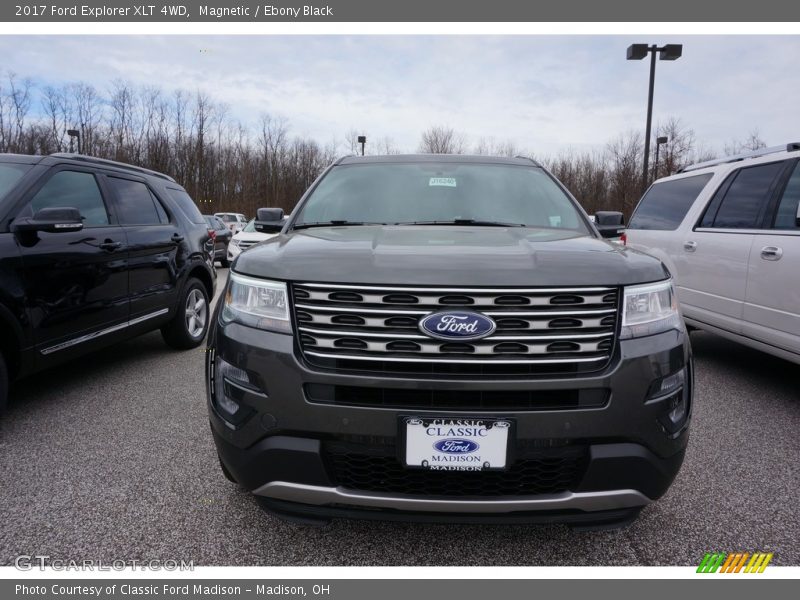 Magnetic / Ebony Black 2017 Ford Explorer XLT 4WD