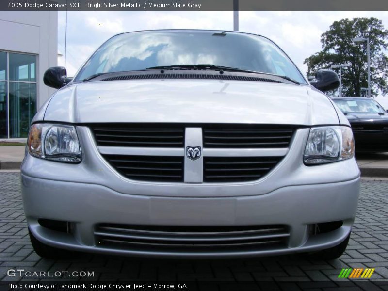 Bright Silver Metallic / Medium Slate Gray 2005 Dodge Caravan SXT