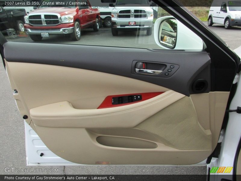 Crystal White / Cashmere 2007 Lexus ES 350