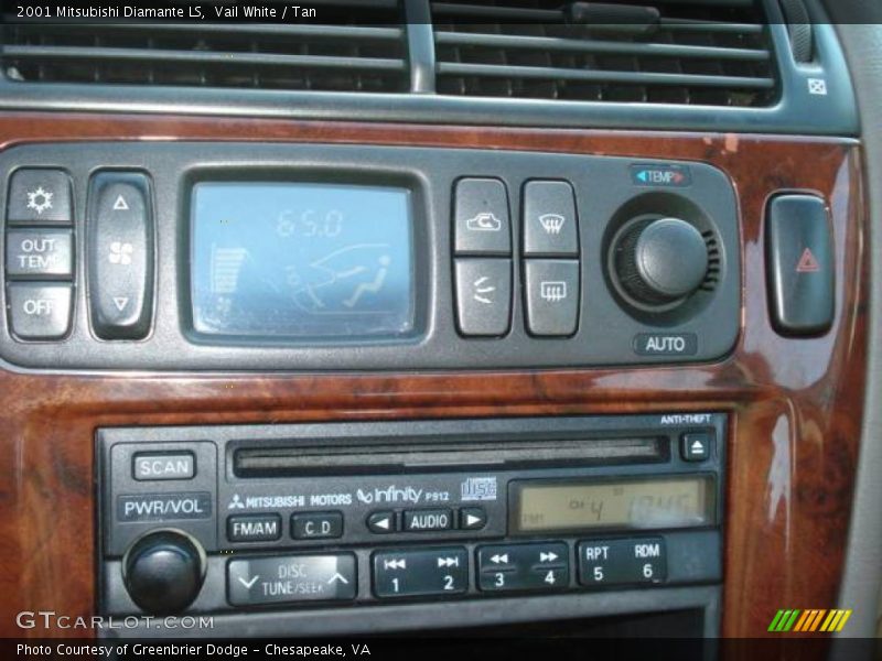 Vail White / Tan 2001 Mitsubishi Diamante LS
