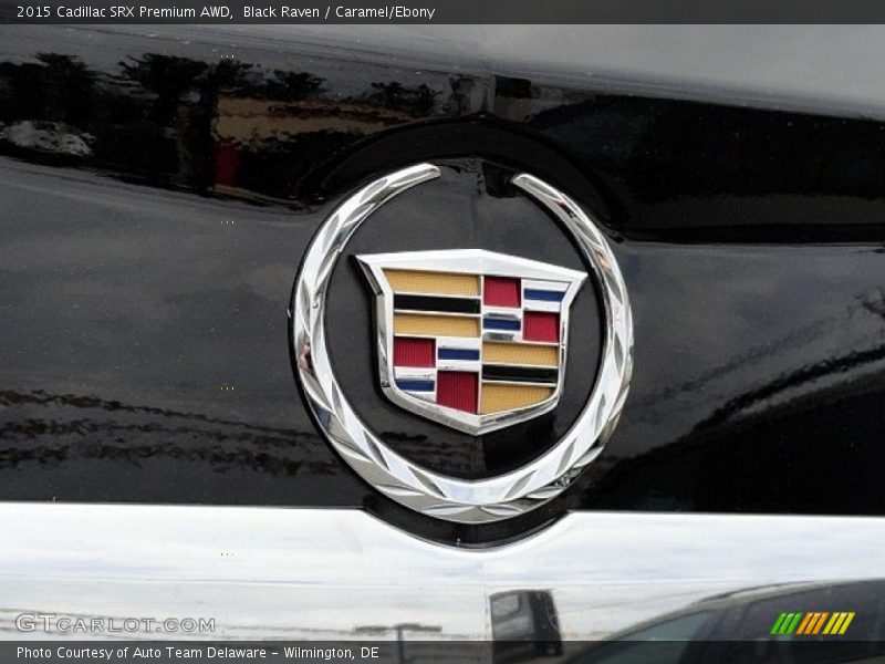 Black Raven / Caramel/Ebony 2015 Cadillac SRX Premium AWD
