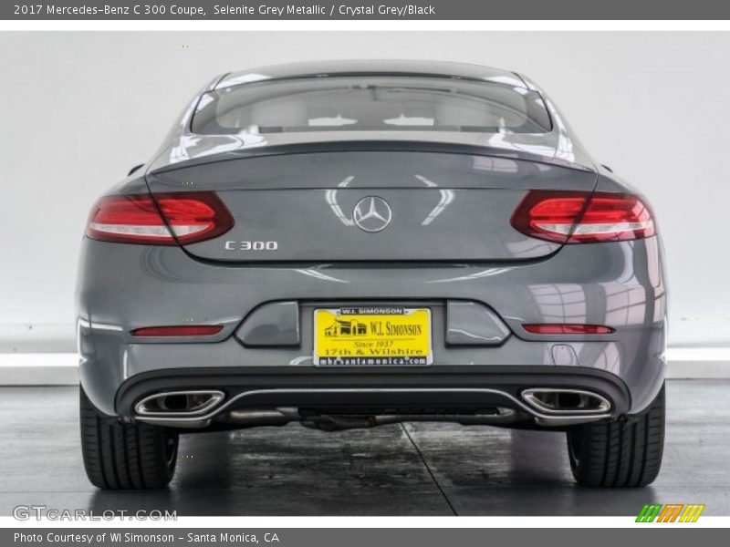 Selenite Grey Metallic / Crystal Grey/Black 2017 Mercedes-Benz C 300 Coupe