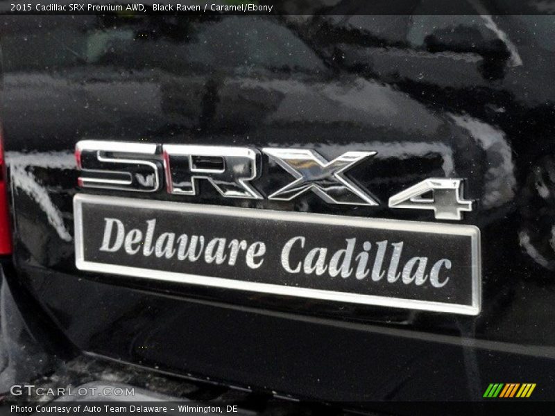 Black Raven / Caramel/Ebony 2015 Cadillac SRX Premium AWD