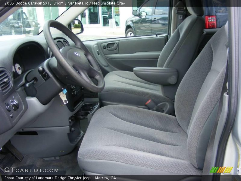 Bright Silver Metallic / Medium Slate Gray 2005 Dodge Caravan SXT