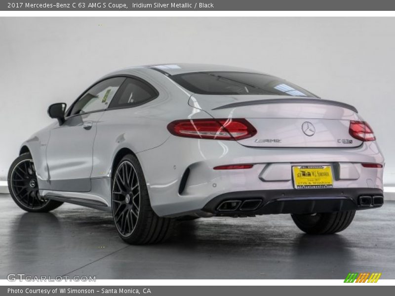 Iridium Silver Metallic / Black 2017 Mercedes-Benz C 63 AMG S Coupe