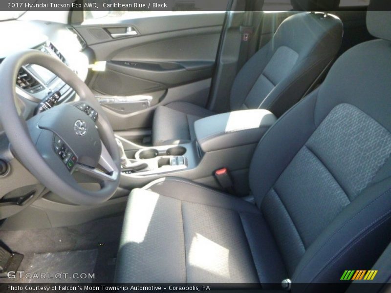 Caribbean Blue / Black 2017 Hyundai Tucson Eco AWD