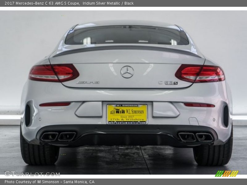 Iridium Silver Metallic / Black 2017 Mercedes-Benz C 63 AMG S Coupe