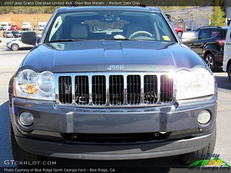 Steel Blue Metallic / Medium Slate Gray 2007 Jeep Grand Cherokee Limited 4x4