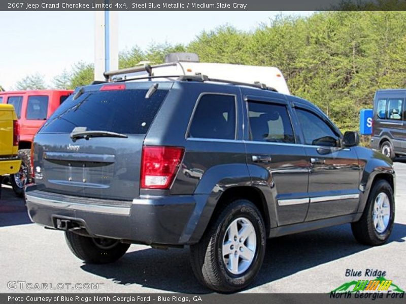 Steel Blue Metallic / Medium Slate Gray 2007 Jeep Grand Cherokee Limited 4x4