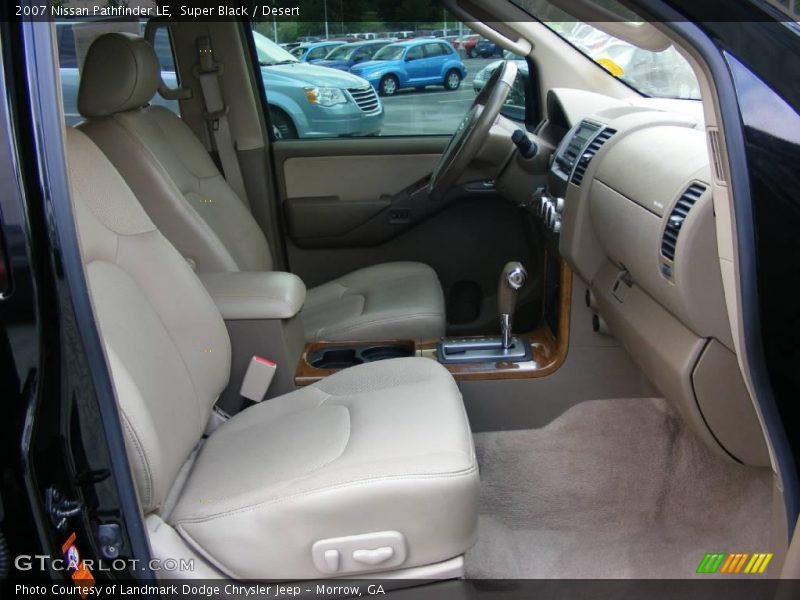 Super Black / Desert 2007 Nissan Pathfinder LE