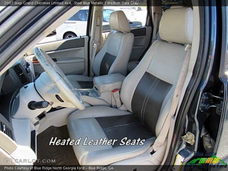 Steel Blue Metallic / Medium Slate Gray 2007 Jeep Grand Cherokee Limited 4x4