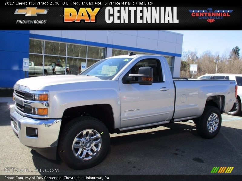 Silver Ice Metallic / Jet Black 2017 Chevrolet Silverado 2500HD LT Regular Cab 4x4