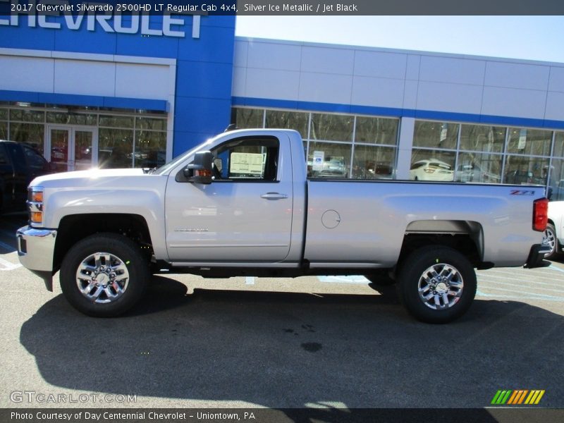 Silver Ice Metallic / Jet Black 2017 Chevrolet Silverado 2500HD LT Regular Cab 4x4