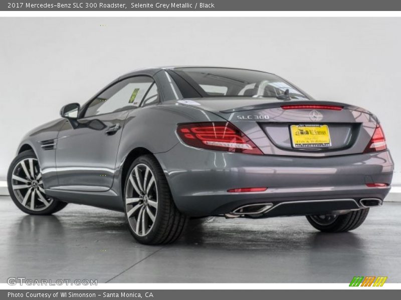 Selenite Grey Metallic / Black 2017 Mercedes-Benz SLC 300 Roadster