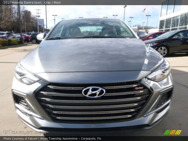 Gray / Black 2017 Hyundai Elantra Sport