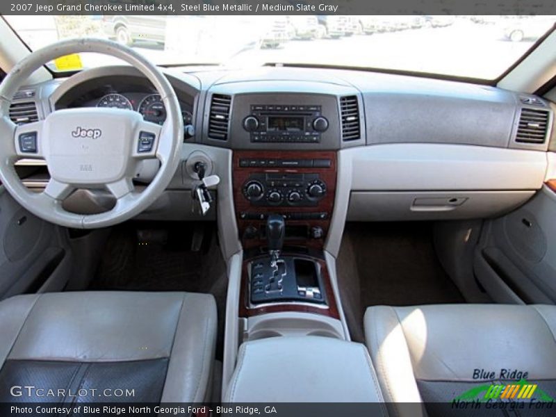 Steel Blue Metallic / Medium Slate Gray 2007 Jeep Grand Cherokee Limited 4x4
