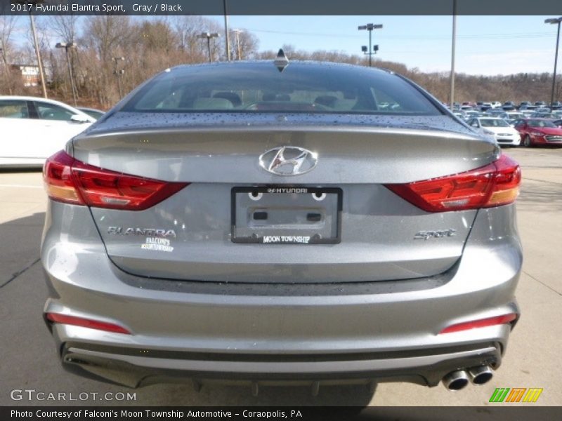 Gray / Black 2017 Hyundai Elantra Sport