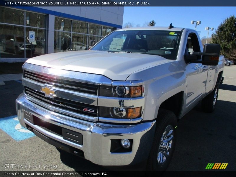 Silver Ice Metallic / Jet Black 2017 Chevrolet Silverado 2500HD LT Regular Cab 4x4