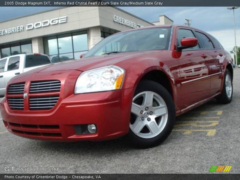 Inferno Red Crystal Pearl / Dark Slate Gray/Medium Slate Gray 2005 Dodge Magnum SXT