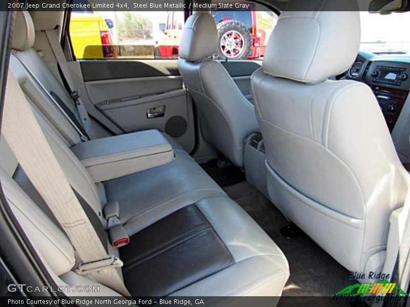 Steel Blue Metallic / Medium Slate Gray 2007 Jeep Grand Cherokee Limited 4x4