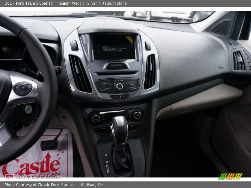 Silver / Medium Stone 2017 Ford Transit Connect Titanium Wagon