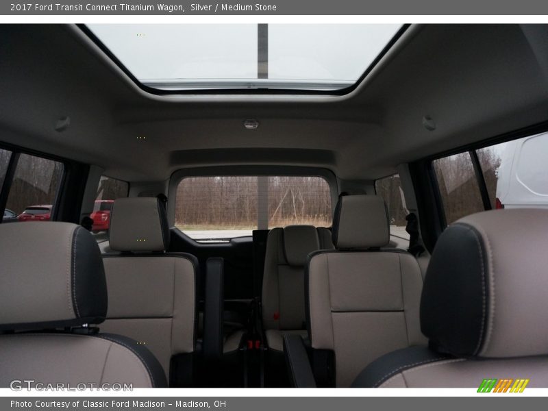 Silver / Medium Stone 2017 Ford Transit Connect Titanium Wagon