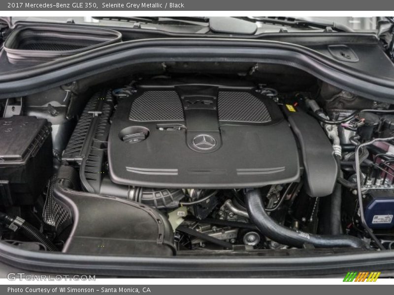 Selenite Grey Metallic / Black 2017 Mercedes-Benz GLE 350