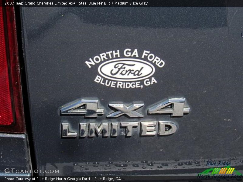 Steel Blue Metallic / Medium Slate Gray 2007 Jeep Grand Cherokee Limited 4x4
