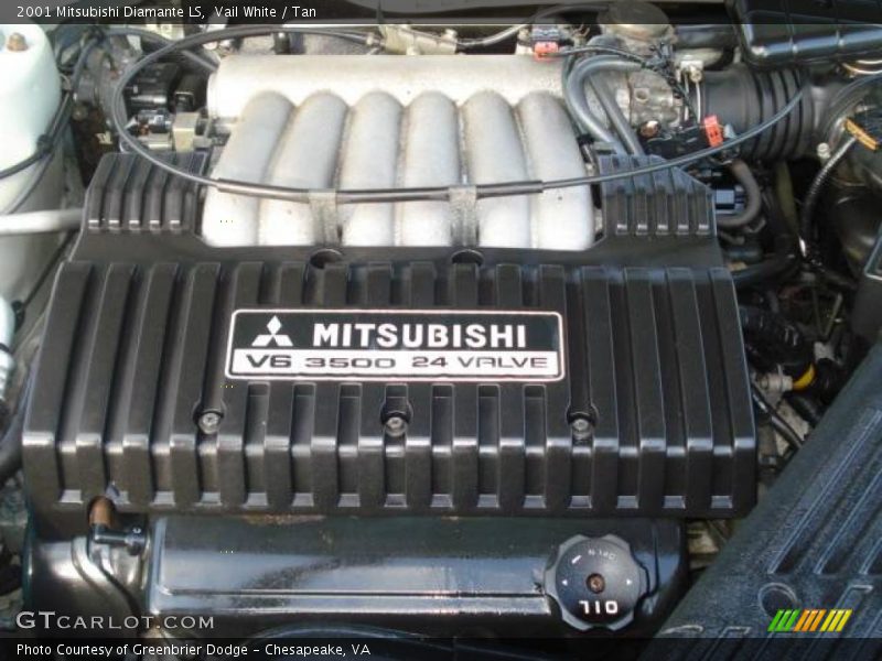 Vail White / Tan 2001 Mitsubishi Diamante LS