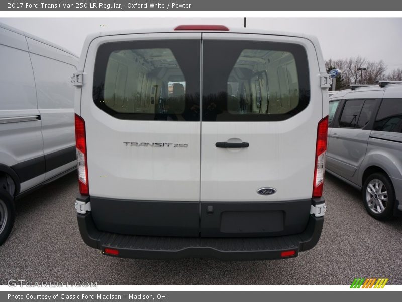 Oxford White / Pewter 2017 Ford Transit Van 250 LR Regular