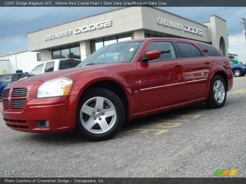 Inferno Red Crystal Pearl / Dark Slate Gray/Medium Slate Gray 2005 Dodge Magnum SXT