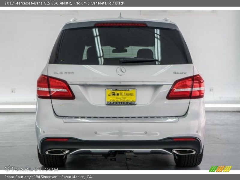 Iridium Silver Metallic / Black 2017 Mercedes-Benz GLS 550 4Matic