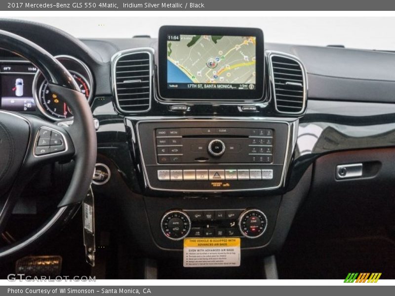 Iridium Silver Metallic / Black 2017 Mercedes-Benz GLS 550 4Matic