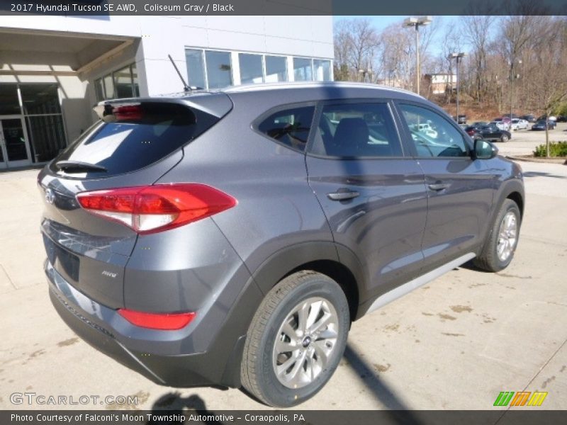 Coliseum Gray / Black 2017 Hyundai Tucson SE AWD