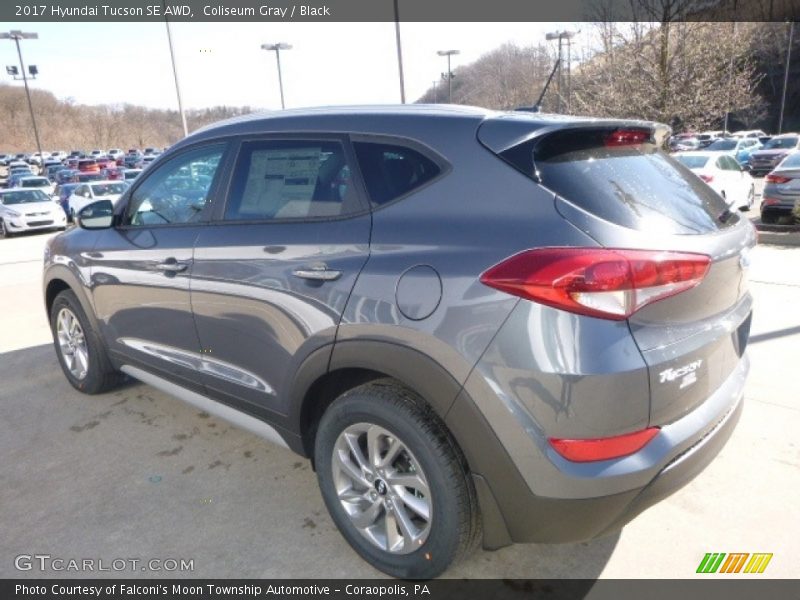 Coliseum Gray / Black 2017 Hyundai Tucson SE AWD
