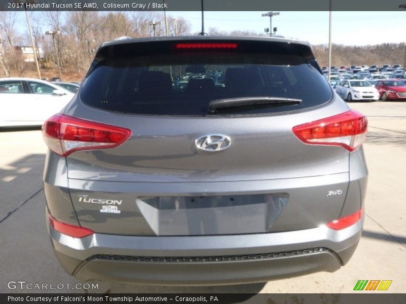 Coliseum Gray / Black 2017 Hyundai Tucson SE AWD