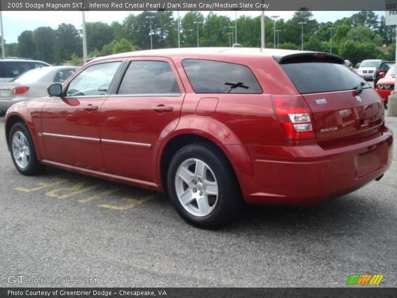 Inferno Red Crystal Pearl / Dark Slate Gray/Medium Slate Gray 2005 Dodge Magnum SXT
