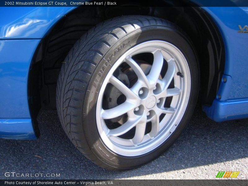 Chrome Blue Pearl / Black 2002 Mitsubishi Eclipse GT Coupe