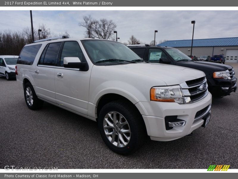 White Platinum / Ebony 2017 Ford Expedition EL Limited 4x4