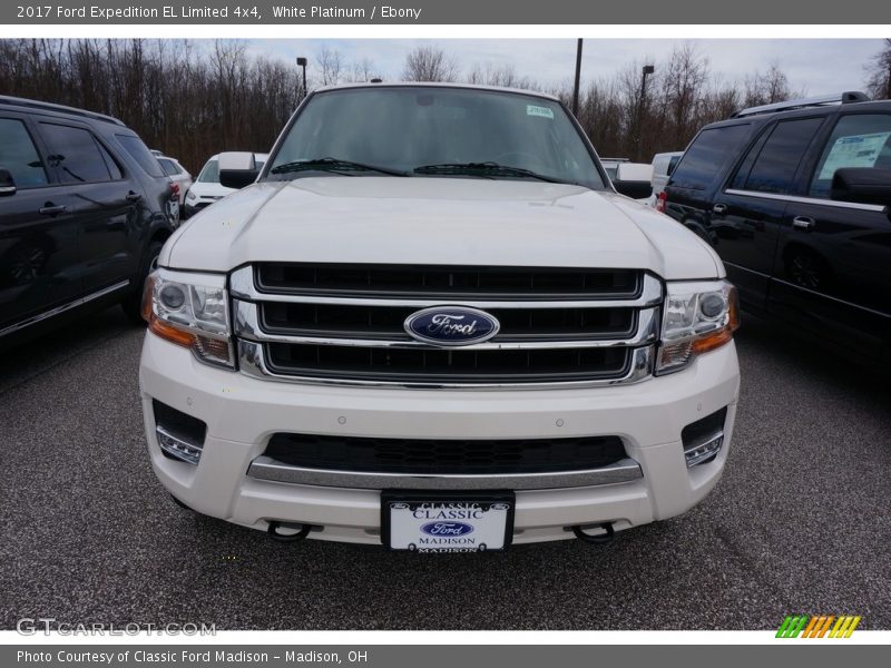 White Platinum / Ebony 2017 Ford Expedition EL Limited 4x4