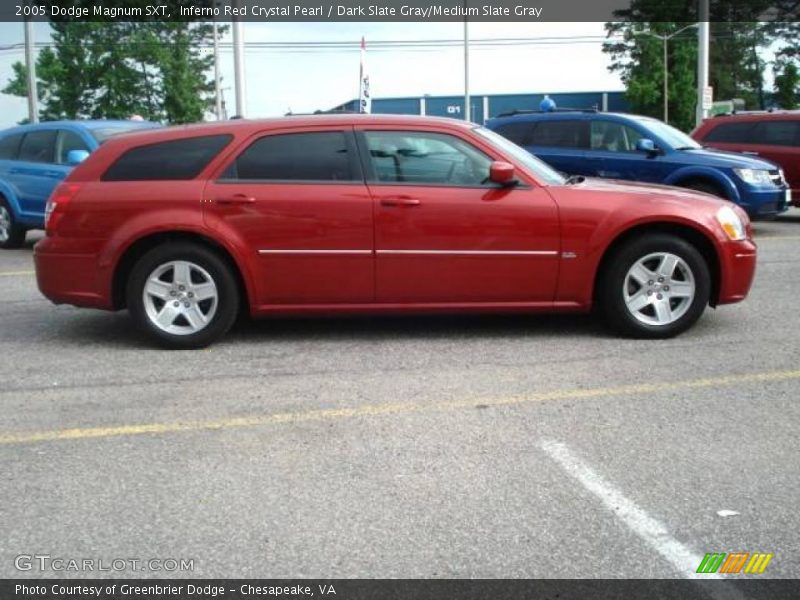 Inferno Red Crystal Pearl / Dark Slate Gray/Medium Slate Gray 2005 Dodge Magnum SXT