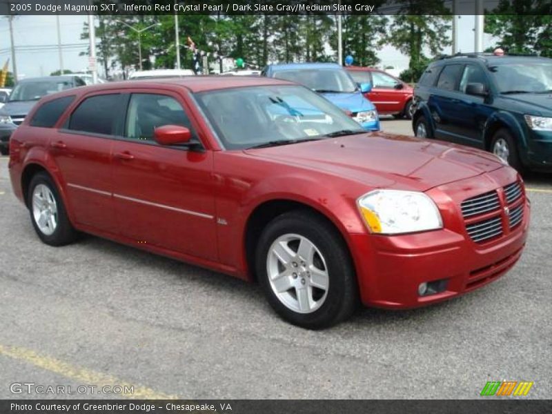 Inferno Red Crystal Pearl / Dark Slate Gray/Medium Slate Gray 2005 Dodge Magnum SXT