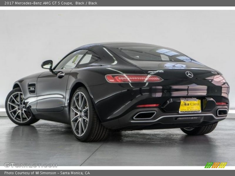 Black / Black 2017 Mercedes-Benz AMG GT S Coupe