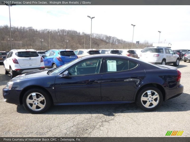 Midnight Blue Metallic / Ebony 2007 Pontiac Grand Prix Sedan