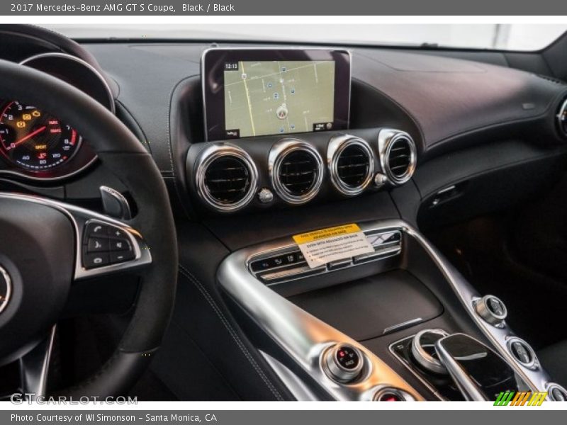 Controls of 2017 AMG GT S Coupe