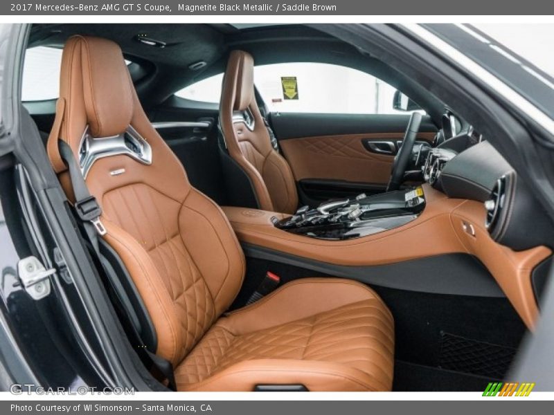  2017 AMG GT S Coupe Saddle Brown Interior