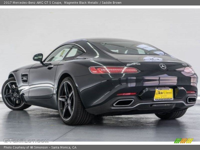 Magnetite Black Metallic / Saddle Brown 2017 Mercedes-Benz AMG GT S Coupe